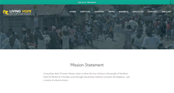 Desktop Screenshot of livinghopehaiti.com